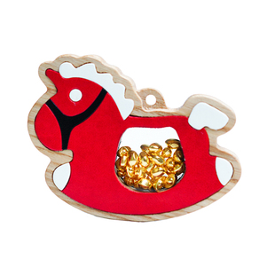 两针一线原创马上好运摇钱马包包挂件手机挂饰汽车挂件创意礼物