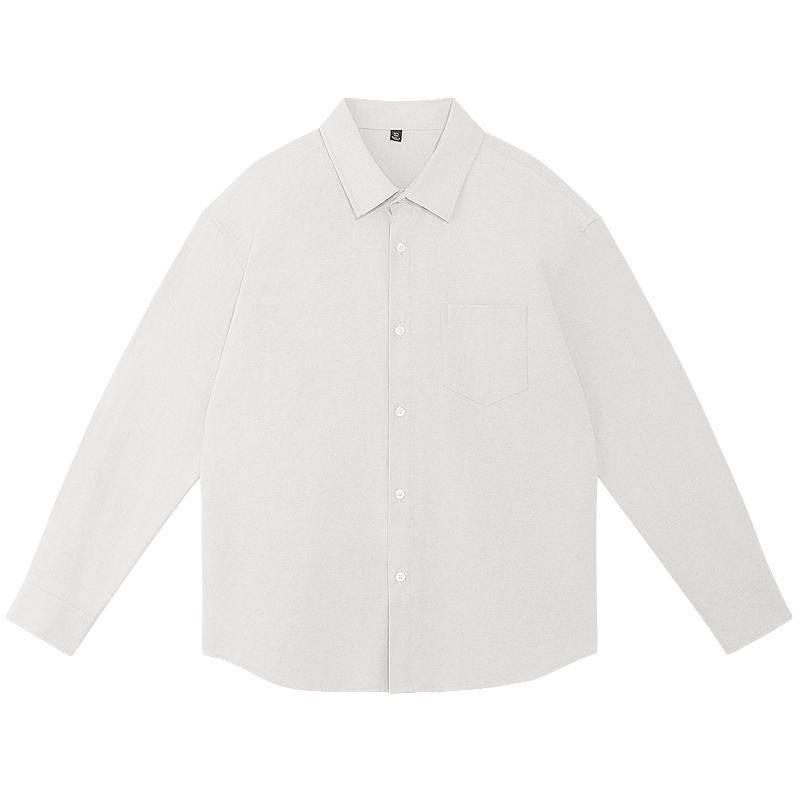 [商场同款]美特斯邦威衬衫男25年秋冬舒适百搭休闲基本牛津纺上衣