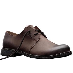 春秋季永不怕开胶皮鞋男手工缝制复古休闲工装风耐磨头层牛皮男鞋