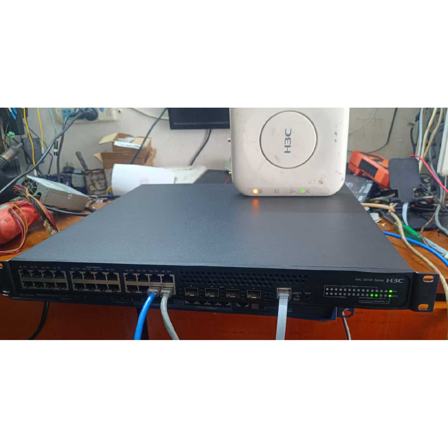 议价华三H3C S5130S-28S-HPWR-EI-Q 万兆三层POE交换机