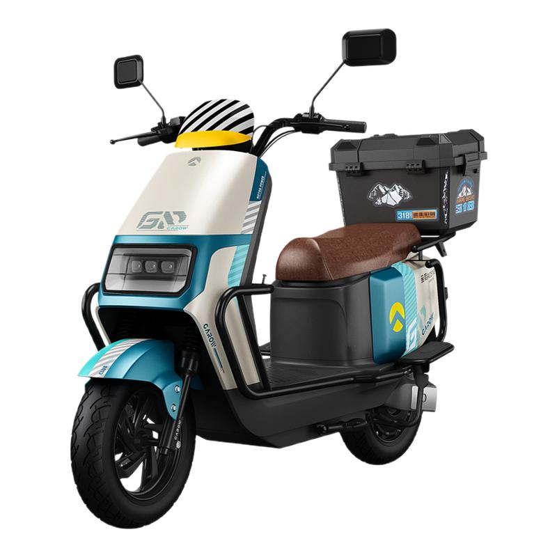 金箭王者510电动摩托车外卖电动车72V代步电瓶车长续航通勤电车