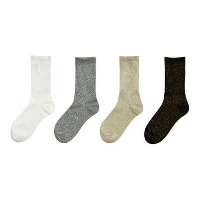 FSTPS中筒堆堆袜袜女日系亮片袜