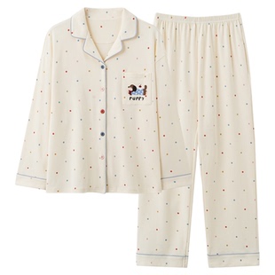 都市丽人纯棉女士长袖睡衣春秋款2025年秋冬新款可外穿家居服套装