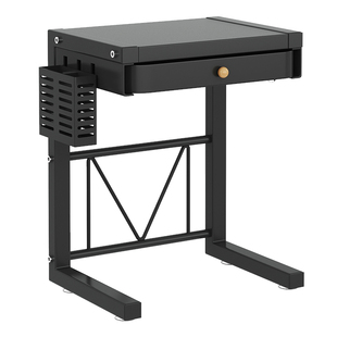 厨房电饭煲置物架台面放电器小家电收纳架双层空气炸锅架子可抽拉