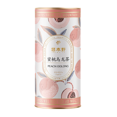 悠木野 蜜桃乌龙茶茶包白桃乌龙茶桂花 茉莉花茶果茶冷泡茶包45克