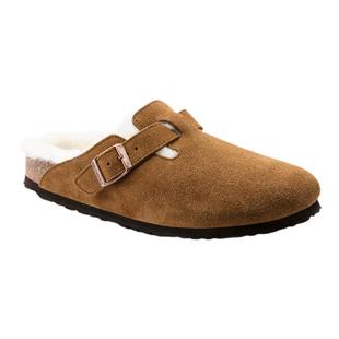 BIRKENSTOCK勃肯德国进口男女款绒面革Boston Shearling毛毛拖鞋