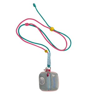 若素良品2025新款可爱迷你挂脖便携耳机零钱口红钥匙小杂物收纳包