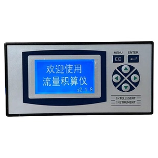 智能液晶流量积算仪温压补偿流量表显示仪定量控制仪定制485输入