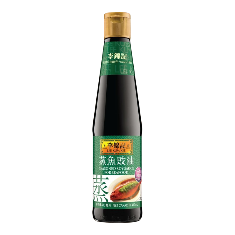 李锦记 香港进口蒸鱼豉油生抽酱油饭店大厨专用厨房烹饪酱料410ml