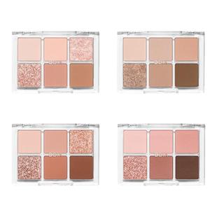 BBIA六色眼影盘哑光珠光眼影大地低饱和小猴子推荐【正品代购】