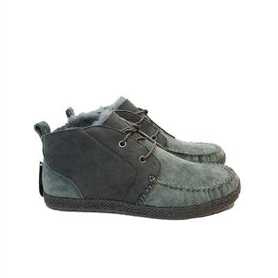 新款冬季真皮橡胶底防滑情侣靴