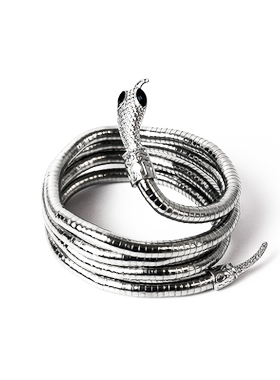 新薇一款多戴金属色蛇型潮搭项链