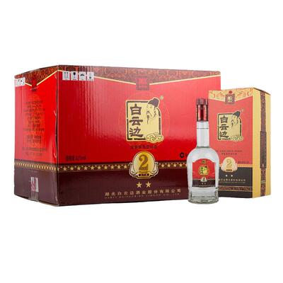 白云边二星兼香型白酒2度