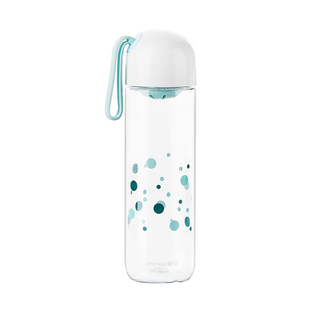 茶花运动水杯男女水壶塑料耐高温夏学生儿童家用便携随手杯tritan