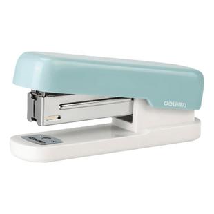 得力订书机学生用马卡龙色多功能大号订书器儿童家用省力钉书机装订机小号便携定书机订书钉12号办公文具用品