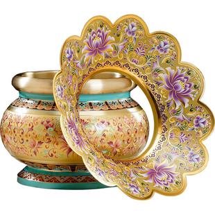 加厚莲花香炉围香灰托香炉围边围挡香灰托盘上香防香灰掉落接灰罩