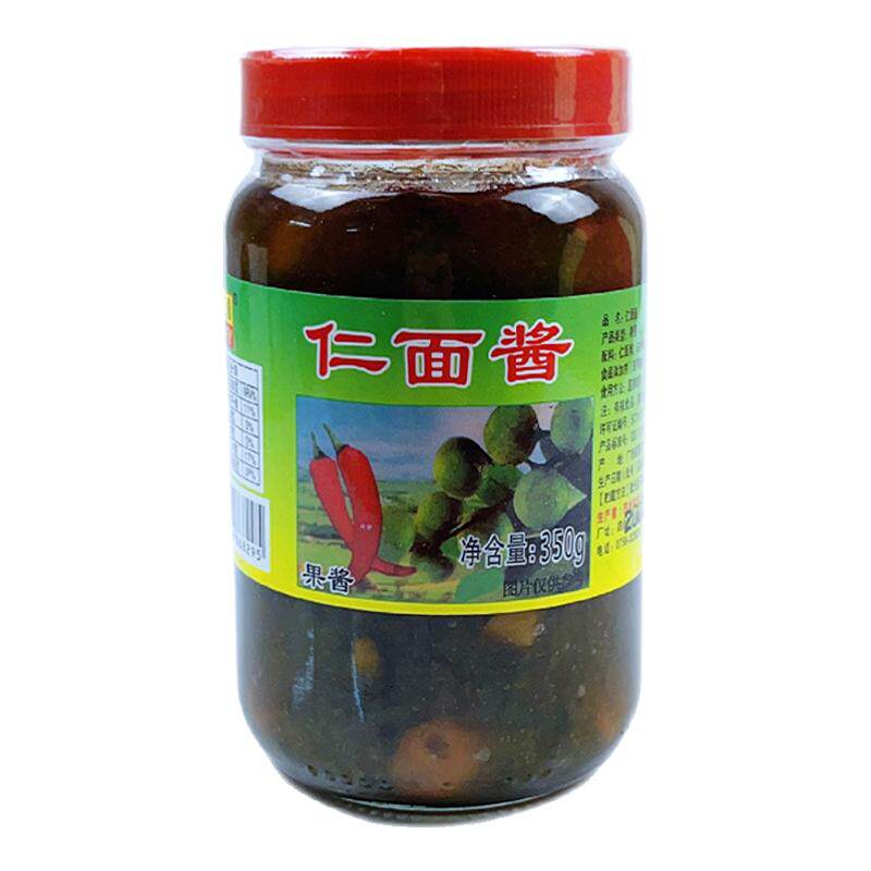 仁面酱四会特产银捻酱广东肇庆东方园小瓶装拌饭蒸鱼调味酱仁稔酱