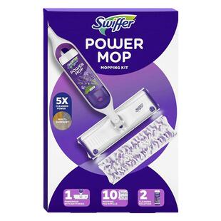 现货速发 美国进口Swiffer PowerMop 5X强力电动喷水拖把套装替换