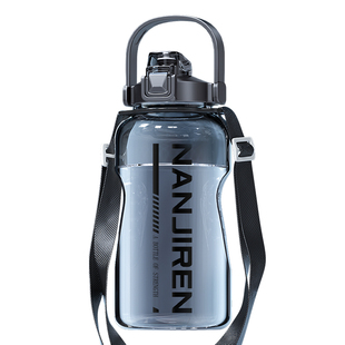 3000ML超大容量运动水杯子男士2000特大号工地水壶耐高温塑料瓶夏