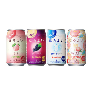 【天猫U先】三得利和乐怡缤纷口味4罐 低度果味预调鸡尾酒350ml