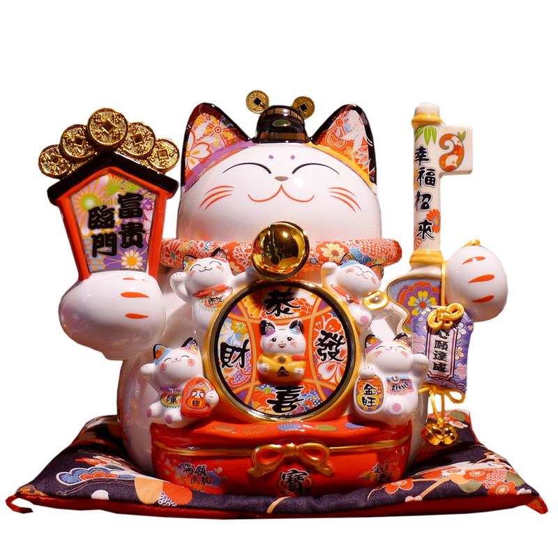 和猫坊特大号招财猫摆件轻奢高档