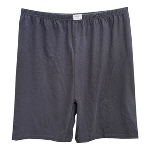 中老年人男士家居纯棉大裤衩爸爸爷爷高腰全棉加长裤腿防磨腿内裤