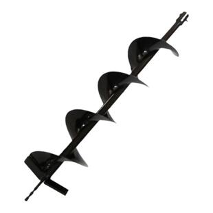 地钻钻头汽油施肥机挖坑机打孔机植树机钻地机打洞机配件双叶钻杆