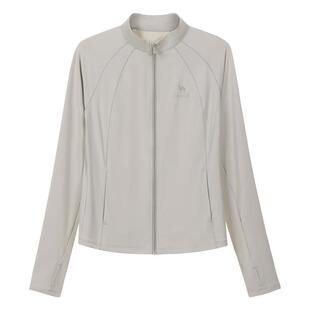 【Mia】骆驼户外冷白皮防晒衣女26春夏新款短款修身透气凉感外套