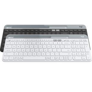 罗技K580无线键盘蓝牙适用ipad苹果笔记本静音办公MAC外接粉