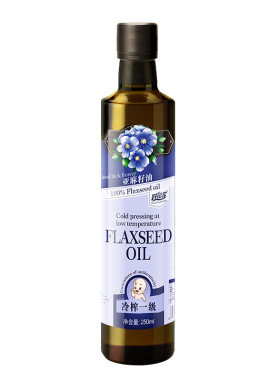 限购一件纯亚麻籽油250ml玻璃瓶