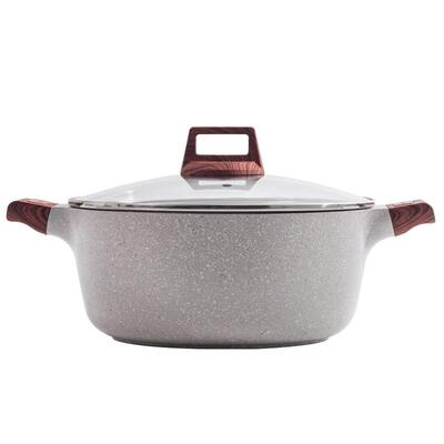 麦饭石汤锅家用电磁炉燃气灶