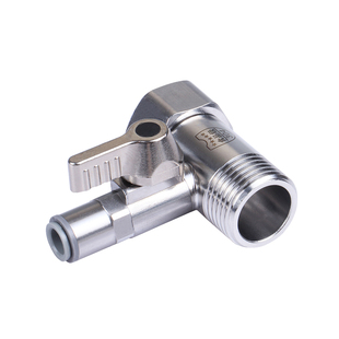 家用净水器304不锈钢进水三通2分3分阀门开关自来水角阀球阀通用