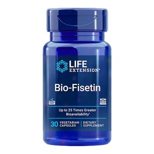 保税区美国Life Extension Bio-Fisetin漆黄素 非瑟酮 姜黄素伴侣