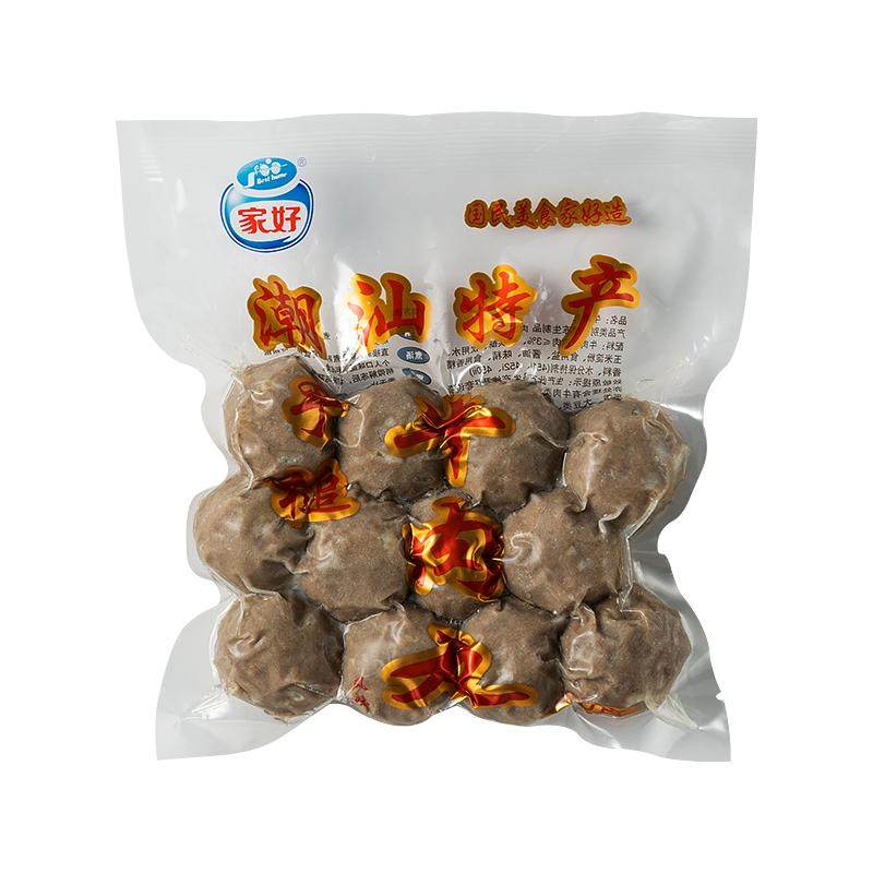 [牛丸少爷]家好4包正宗潮汕特产牛肉丸牛筋丸涮火锅丸子烧烤食材