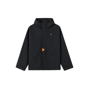 乐卡克法国公鸡春秋季男运动梭织夹克弹力舒适易收纳外套