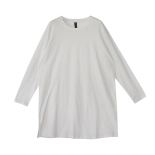 遮屁股长款打底衫棉质大码女装长袖T恤200斤宽松秋冬胖mm内搭上衣