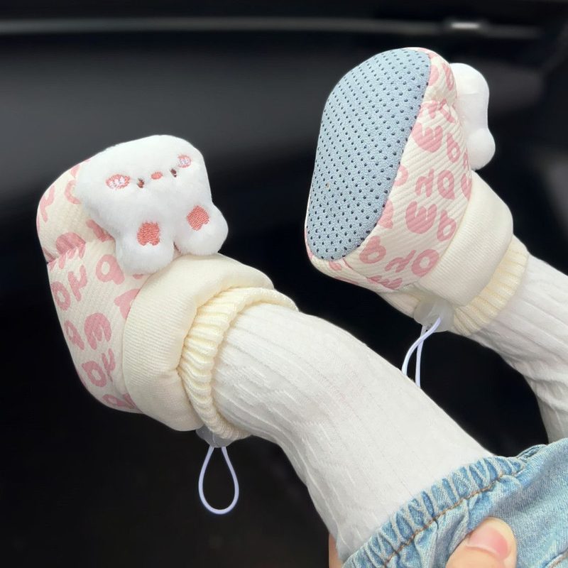 婴儿鞋子袜冬季0-1岁新生儿加绒加厚保暖棉鞋小月龄宝宝6到12个月