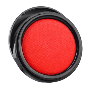 得力速干印台红色印泥印章办公财务用盖章指纹按手印圆形快干印盒印油红泥印便携式小号海绵芯按手印的印泥