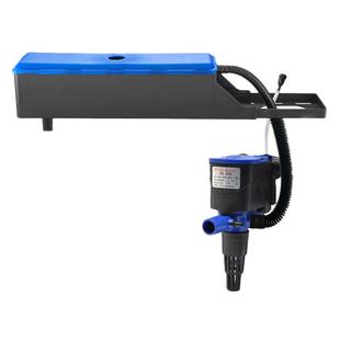 鱼缸顶部上滤盒除污家用净水过滤器免换水系统草缸上置循环过滤盒