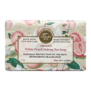 韩宝莉香皂白桃乌龙茶法式香氛伴手礼手工皂持久留香洗澡沐浴肥皂