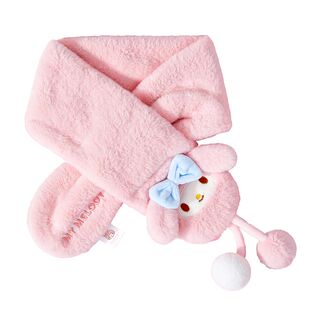 三丽鸥儿童围巾毛绒围脖保暖护颈冬季女童仿兔毛围领脖套新年礼物