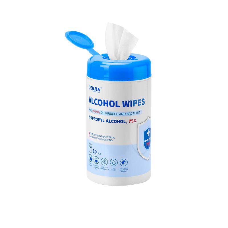欧普拉灭菌车载马桶筒装酒精湿巾