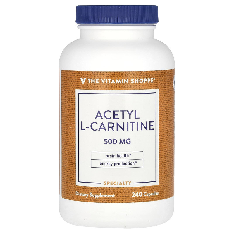 The Vitamin Shoppe,乙酰左旋肉碱，500 毫克，240 粒胶囊