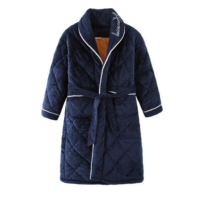 儿童睡袍加厚夹棉套装