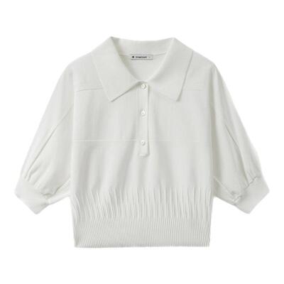 播商场同款学院风针织衫女夏季新款独特漂亮韩系上衣BDS2SD2080