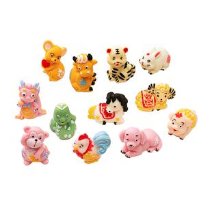 十二生肖模具硅胶巧克力甜品盐雕制作工具12属相生日立体装饰糖画