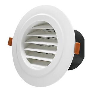 abs圆形卡簧新风系统出风口进排气回风口新风口通风换气出风口罩