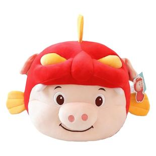 原版正品水豚噜噜公仔趴姿睡觉抱枕儿童玩偶包包挂件女生女友礼物