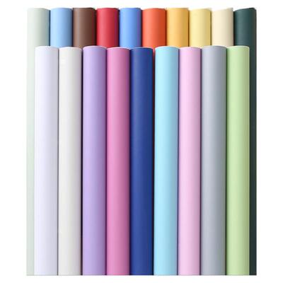 纯色自粘墙纸即时贴防水贴纸