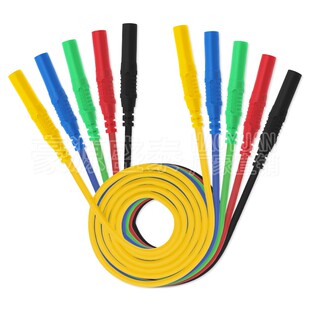 4mm安全型护套香蕉插头线 万能表表笔接头线电力教学实验测试导线